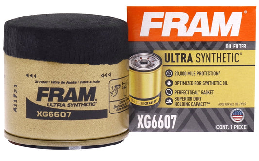 Ultra Synthetic Oil Filter, XG6607, 20K Mile Replacement Engine Oil Filter