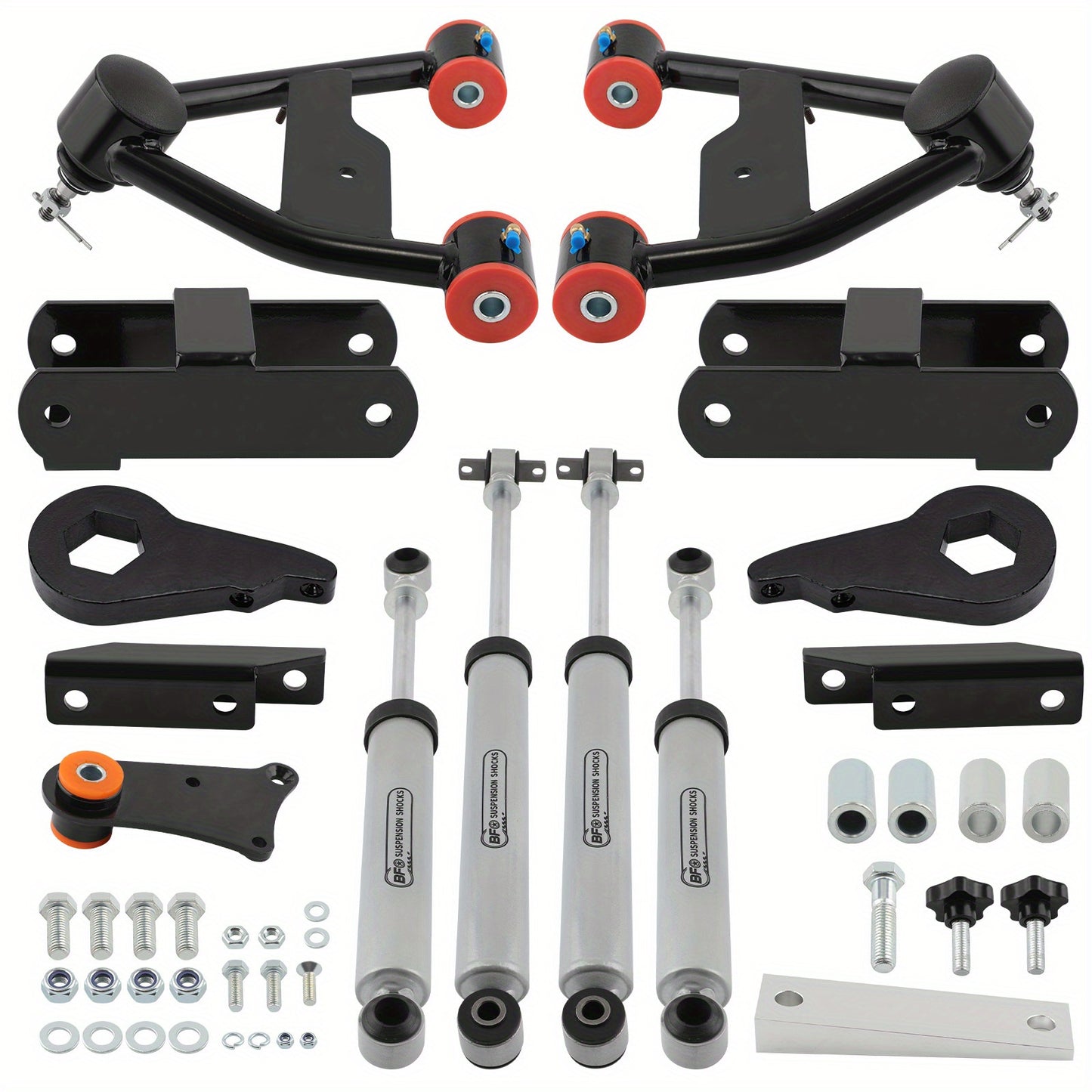 2.5" Suspension Lift Kit For Chevy S10 Blazer 1983-05 GMC Sonoma 4WD 1991-04