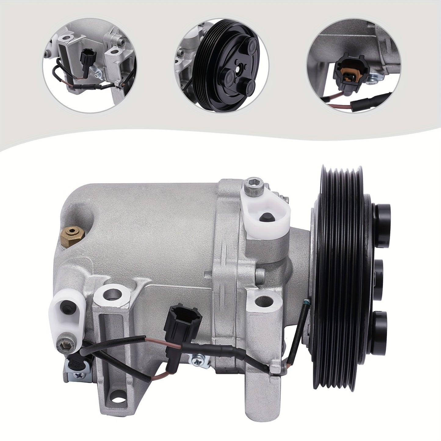 AC A/C Compressor w/ Clutch CO 10609JC Fit For Nissan Sentra 1.8L 2.0L 2000-2006