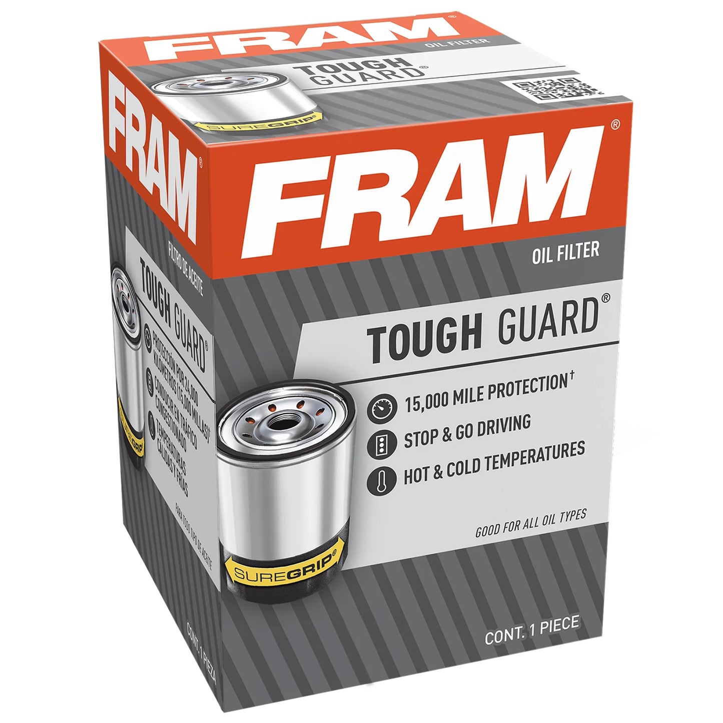 Tough Guard 15,000 Mile Oil Filter, TG6607