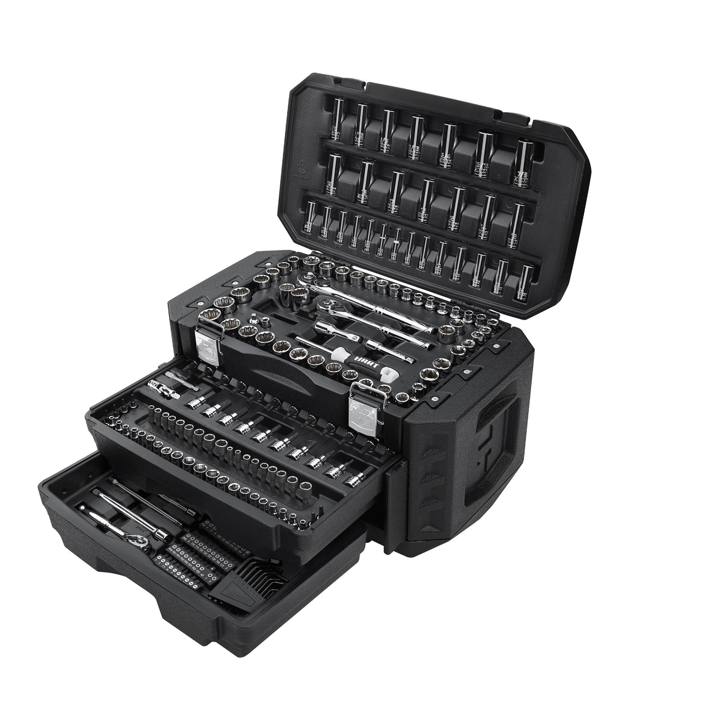 215-Piece Mechanics Tool Set, Multiple Drive, Chrome Finish