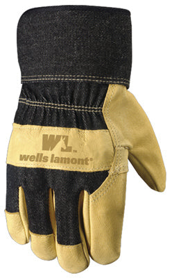 Wells Lamont 3300L Mens Grain Pigskin Work Glove- Large